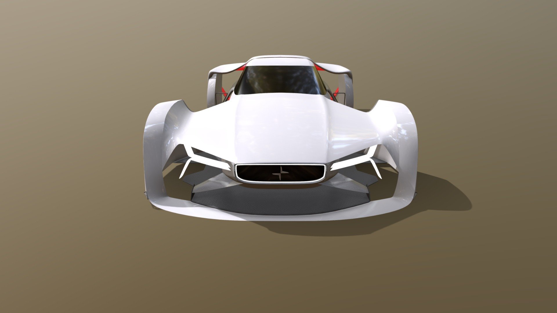 Stretching into more of a conceptual form study, this is my take on a futuristic 2 seater Polestar vehicle 3d model