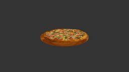 Піца Сімейна (Mushrooms_pizza) photoscanning, 3dmodel