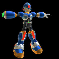 X (Command Mission) green, sky, red, rockman, orange, white, crystal, x, megaman, fighting, crystals, command, eyes, mega, yellow, glow, cyan, glowing, mission, reploid, mahine, helmet, man, blue, rock, super, robot, gold, light