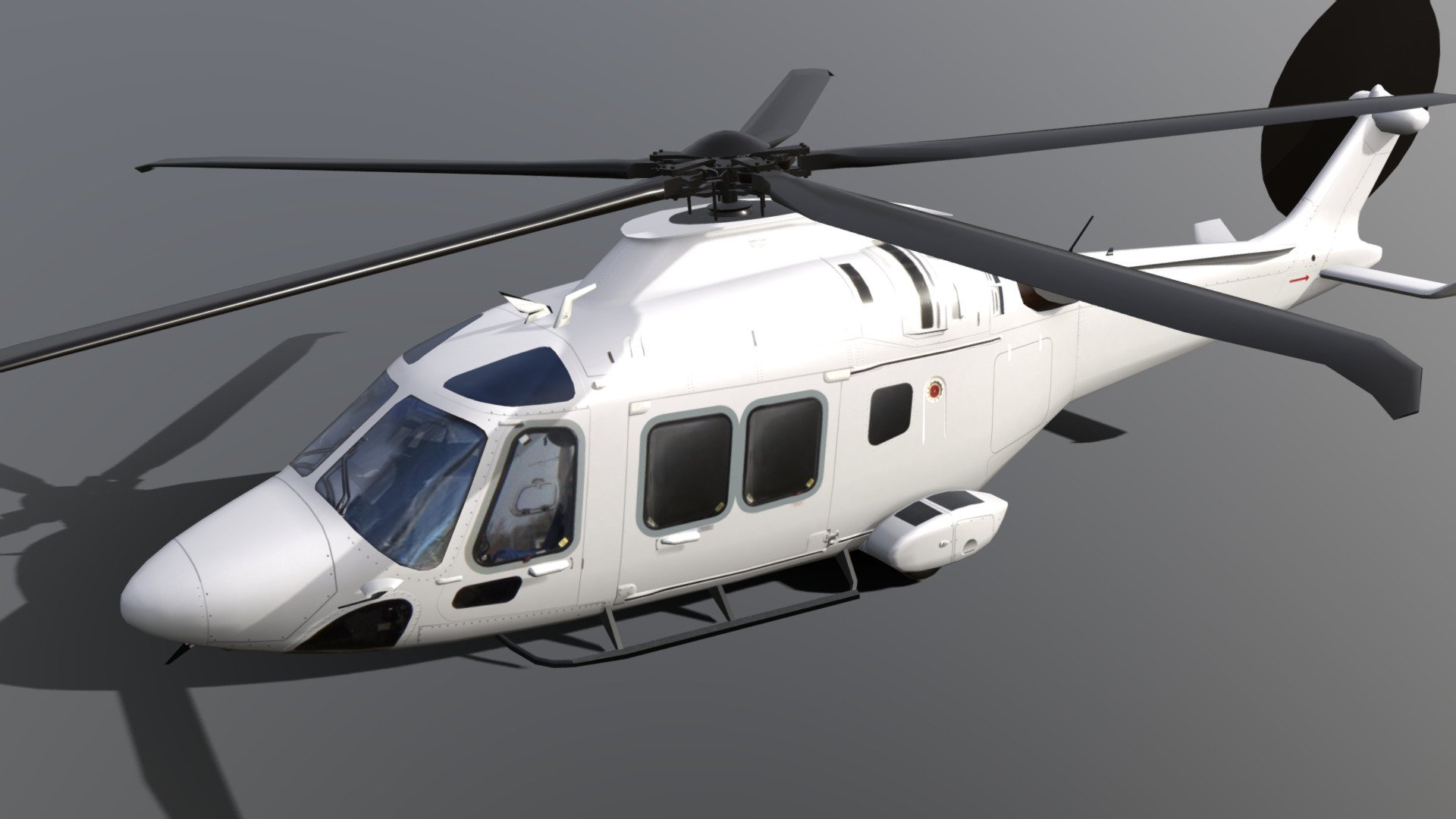 Agusta Westland 169 WIP - Buy Royalty Free 3D model by paperscan 3d model