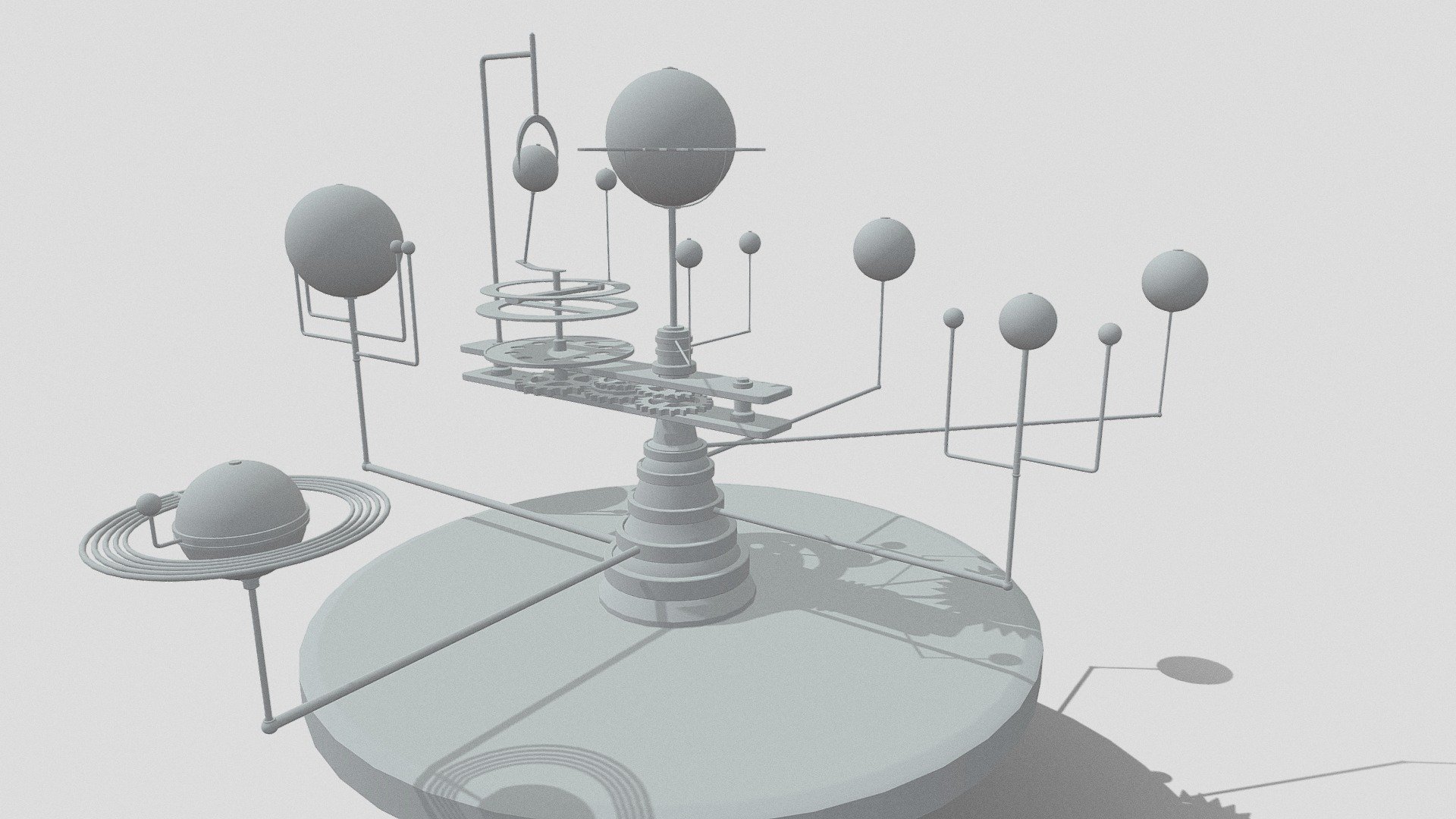 high-poly model for the diploma project &ldquo;Observatory