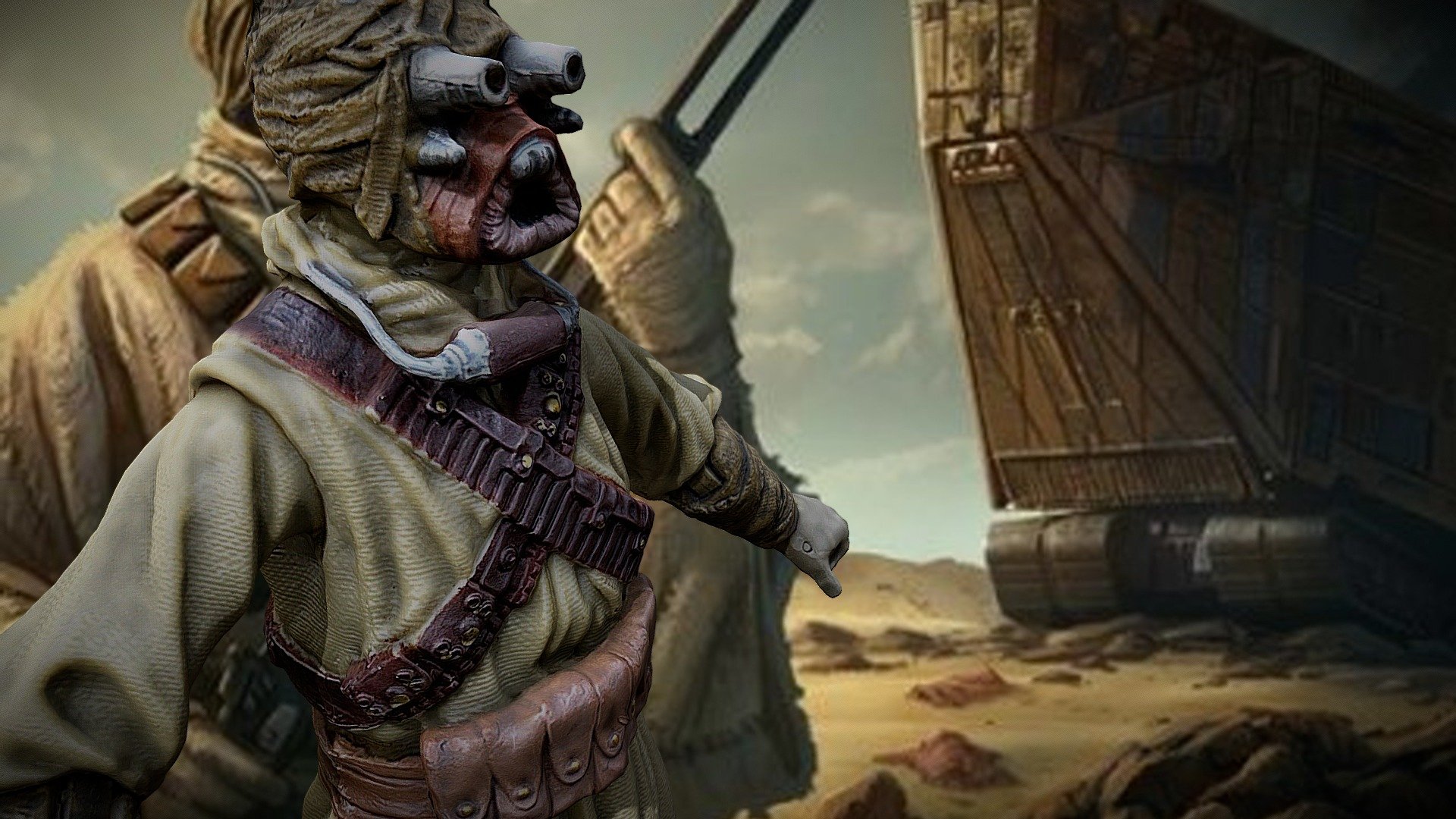 Unedited Star Wars Tusken Raider - Iphone -Scaniverse. If you download please give a like. Thank you 3d model