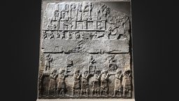 Wall-Paned from Nimrud Palace, Assyrian 728 BC escultura, relief, relieve, fotogrametria, modelado3d, nimrud, assyrian, blender-blender3d, arthistory, arthistorian, photogrammetry, 3dmodel, sculpture, 3dmodeling, thebritishmuseum, museobritanico, viajealondres, artearsirio, asirio, ninrudpalace