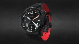 Bausele Black Oceanmoon Watch style, fashion, new, stylish, vr, ar, app, watches, watch, black, arloopa, arwatchesapp, oceanmoon