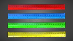 Rulers office, tape, household, tools, scale, precision, supply, tailor, number, dimension, measure, height, inch, ruler, colored, length, measuring, distance, centimeter, metric, insturment, millimeter, plastic