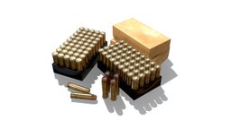 45 Colt Ammo Pack lod, unreal, 45, cryengine, pack, acp, ready, ammo, stock, vector, props, android, ios, kriss, urp, unity, asset, game, 3d, pbr, low, poly, model, mobile, colt, 1911, hdrp