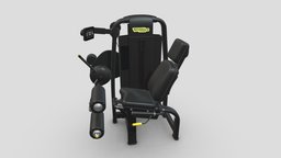 Technogym Selection Leg Curl bike, room, cross, set, stepper, cycle, sports, fitness, gym, equipment, vr, ar, exercise, treadmill, training, professional, machine, commercial, fit, weight, workout, excite, weightlifting, elliptical, 3d, home, sport, gyms, myrun