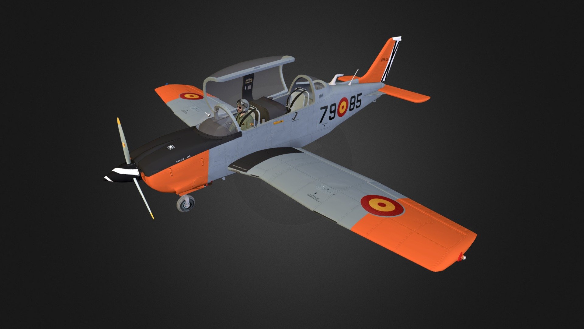T-35 airplane modeled in low polygon. Aircraft texture reduced to 2k. Original is 4k

Available for hire.
http://www.pinelas.com - T-35 Aircraft - 3D model by pinelas 3d model