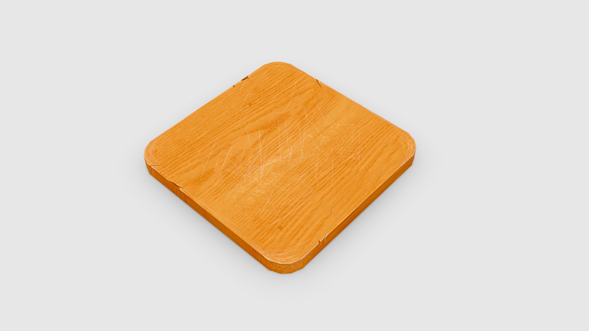 Cartoon square wooden board - cutting board - Cartoon square wooden board - cutting board - 3D model by ler_cartoon (@lerrrrr) 3d model