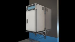 Water Sampling & Monitoring Station (Low-Poly) schrank, vis-all-3d, 3dhaupt, software-service-john-gmbh, water-sampling, water-monitoring, monitoring-station, control-element-4
