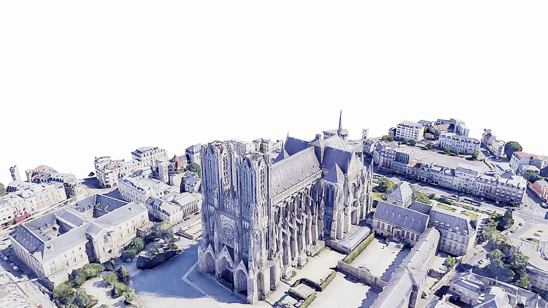 Notre-Dame de Reims (/ˌnɒtrə ˈdɑːm, ˌnoʊtrə ˈdeɪm, ˌnoʊtrə ˈdɑːm/;[2][3][4] French: [nɔtʁə dam də ʁɛ̃s] (About this soundlisten); meaning &ldquo;Our Lady of Reims