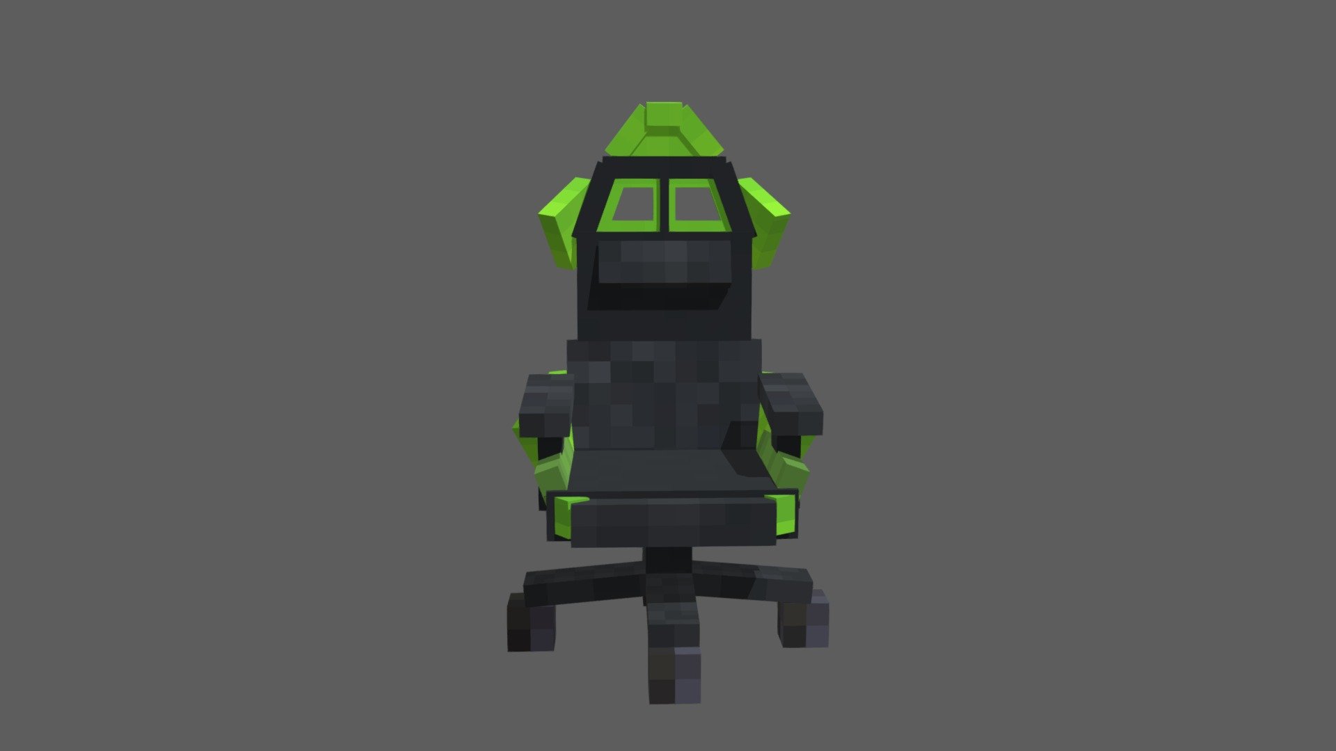 Minecraft gaming chair - Chair in minecraft - 3D model by Vov4k (@Vov4kMos) 3d model