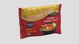 Noodles Pack 02 Low Poly PBR