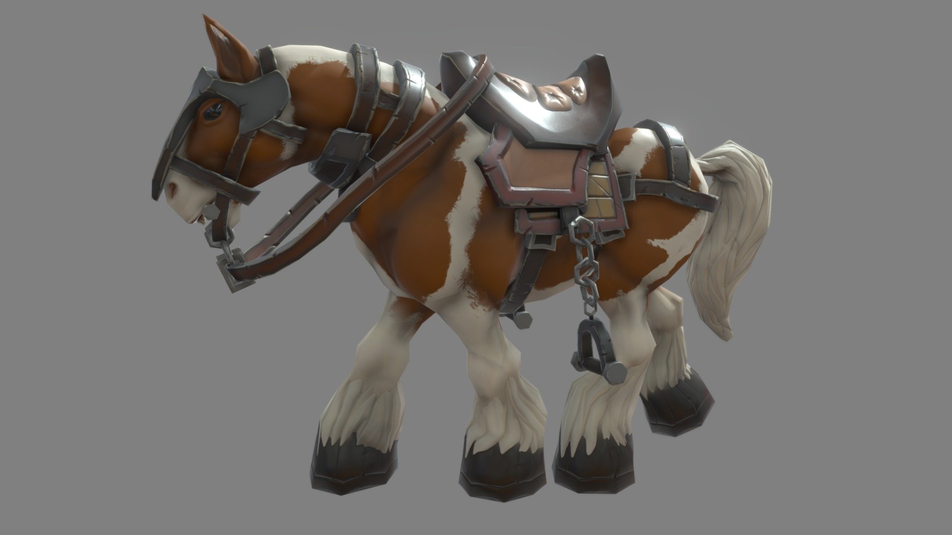 Horse Animation Pack - 3D model by chanmagomed 3d model