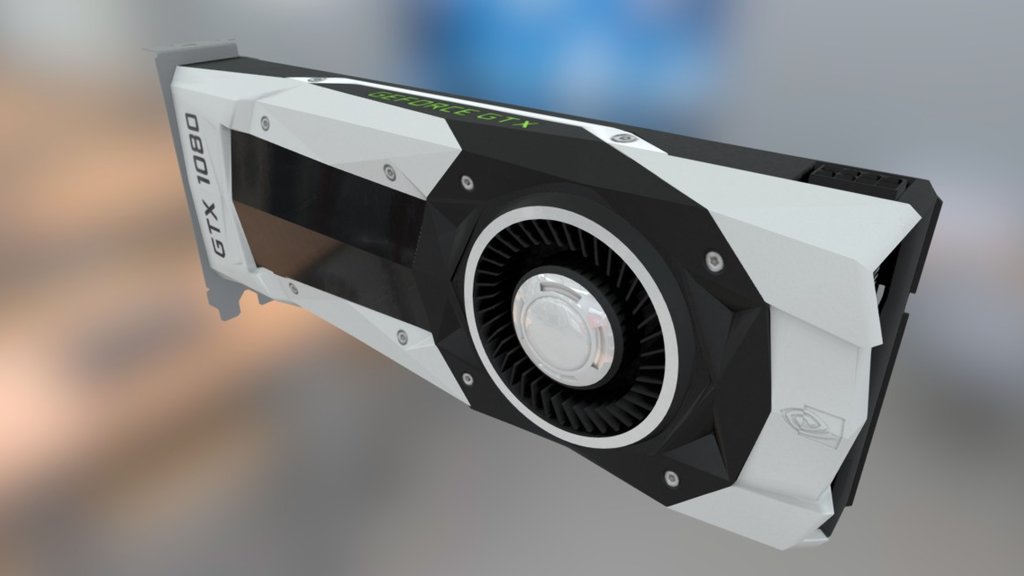 GTX 1080 - 3D model by Victor Freire (@victorfreireb) 3d model