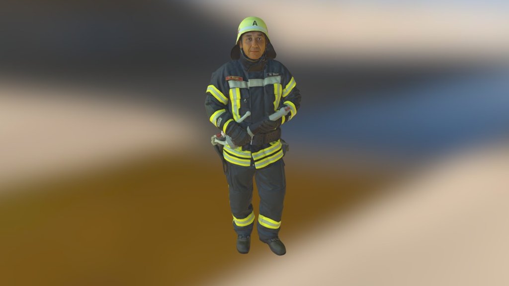 VRML- Feuerwehrmann - 3D model by Figurenalarm (@themadruck) 3d model