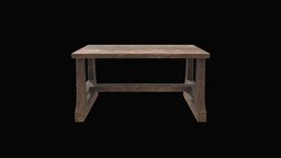 Old table table, substancepainter, substance