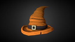 Witch Hat hat, clothes, head, 3d, pbr, witch, model, hdrp