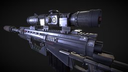 Barrett M200 rifle, scope, barrett, sniper, intervention, cheytac, m200, mw2