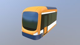 Tram RNV8 (WIP-1) train, high-poly, tram, streetcar, wip-1, strassenbahn, 3dhaupt, software-service-john-gmbh, rnv8, rnv8-tram, blender3d