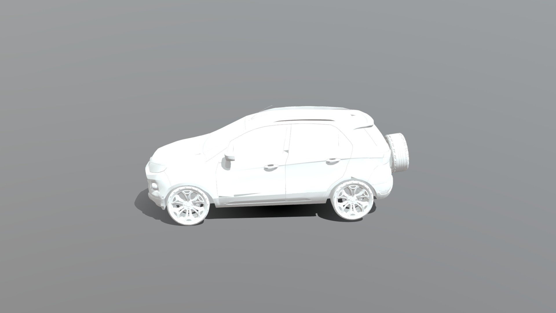 Ford ecosport 2014 lowpad - Download Free 3D model by ithaishabarcelo 3d model