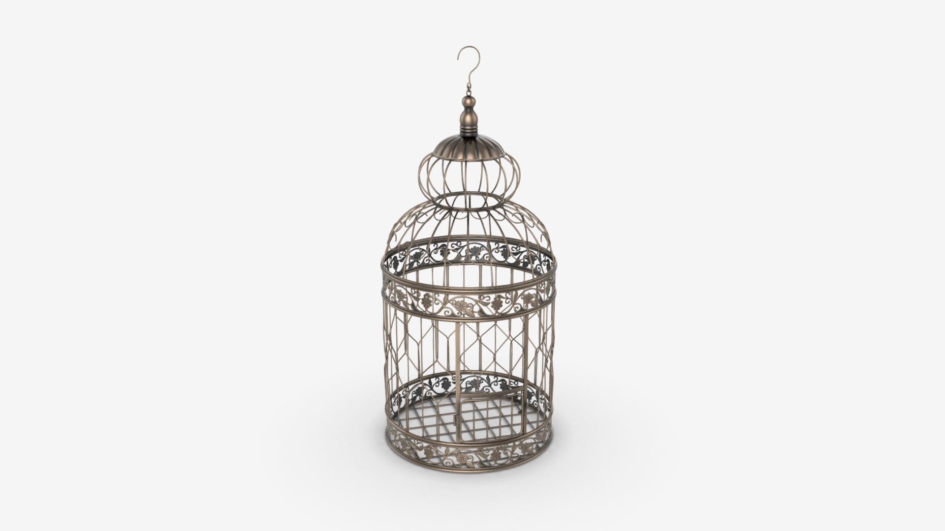Victorian Style Bird Cage - Buy Royalty Free 3D model by HQ3DMOD (@AivisAstics) 3d model