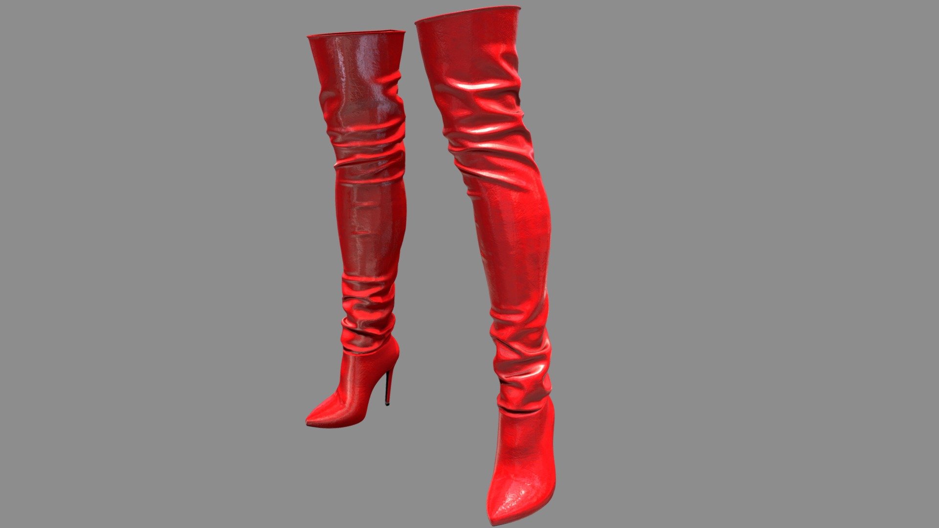 high poly boots . текстуры размер см. daz dtudio. obj fail - boots FX - Download Free 3D model by PavelFX 3d model