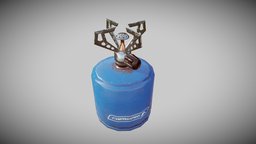 camping gas stove gas, stove, props, gameprops, substancecamping, substancepainter