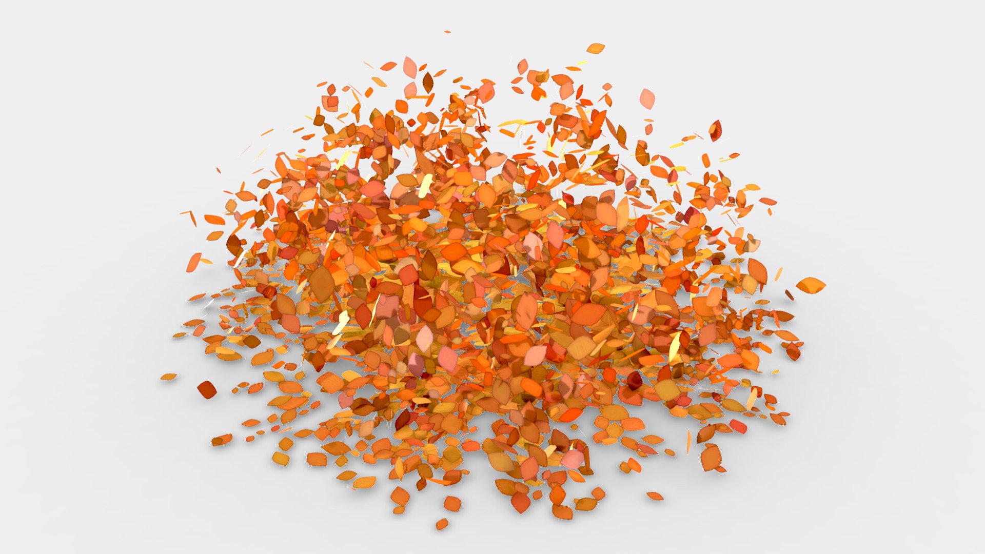 3December 2022 Day 10 - Autumn Leaves - Download Free 3D model by Duznot (@duz_vr) 3d model