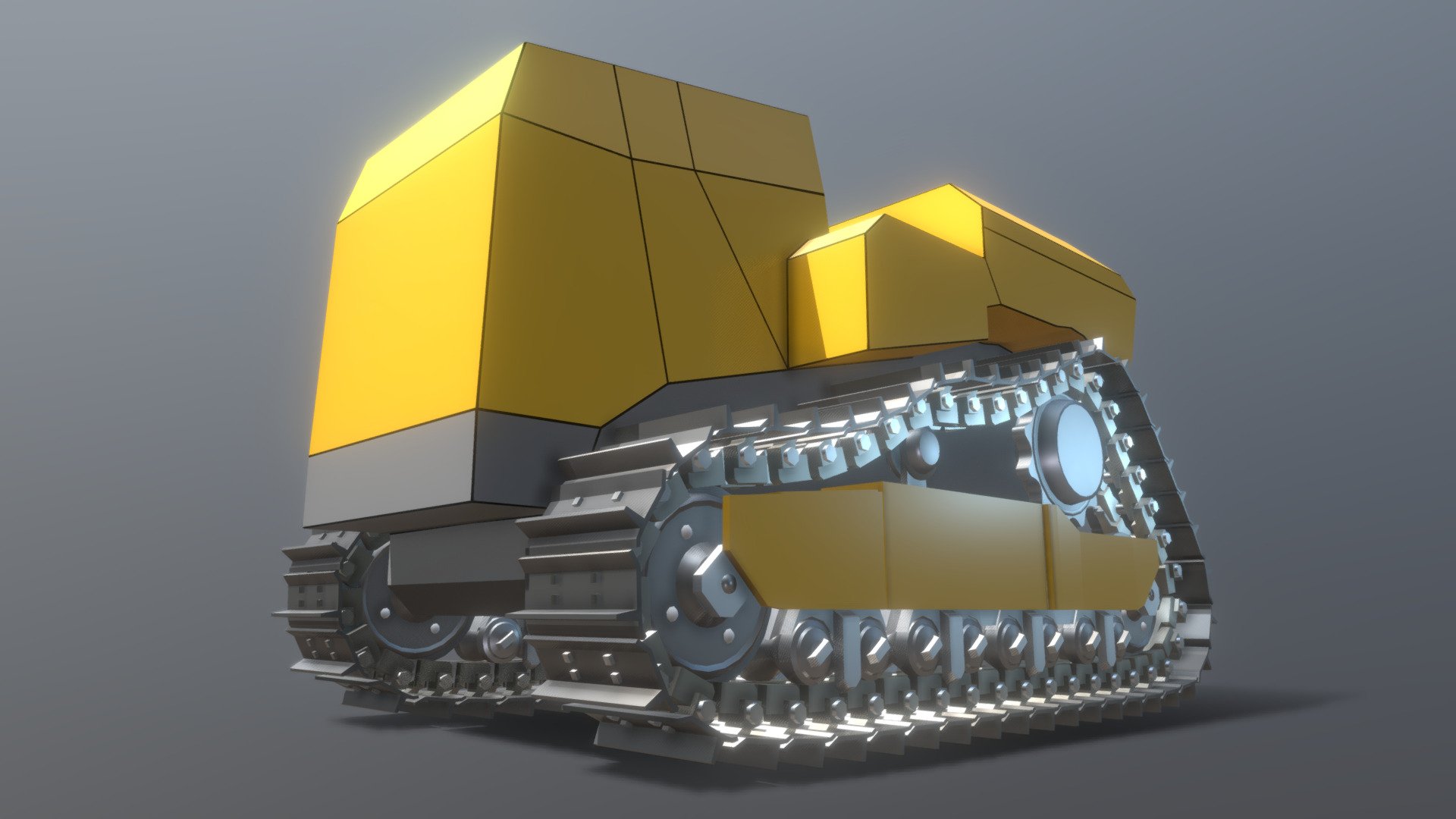 Bulldozer Undercarriage (Wip-3)




I reduced the polygon number from 178.3k to 45k.

The behavior of the chain is smoother now.

Older wips:




Wip-1

Wip-2





Used software and 3d-model creator.

Here on Sketchfab you can see or purchase some of our 3d-models which we are using in our projects for our software VIS-All-3D.

This 3d model or those 3d models as well as the textures were created by 3DHaupt for the software service John GmbH

Modeled and textured with Blender 3D - Bulldozer Undercarriage (Wip-3) - 3D model by VIS-All-3D (@VIS-All) 3d model