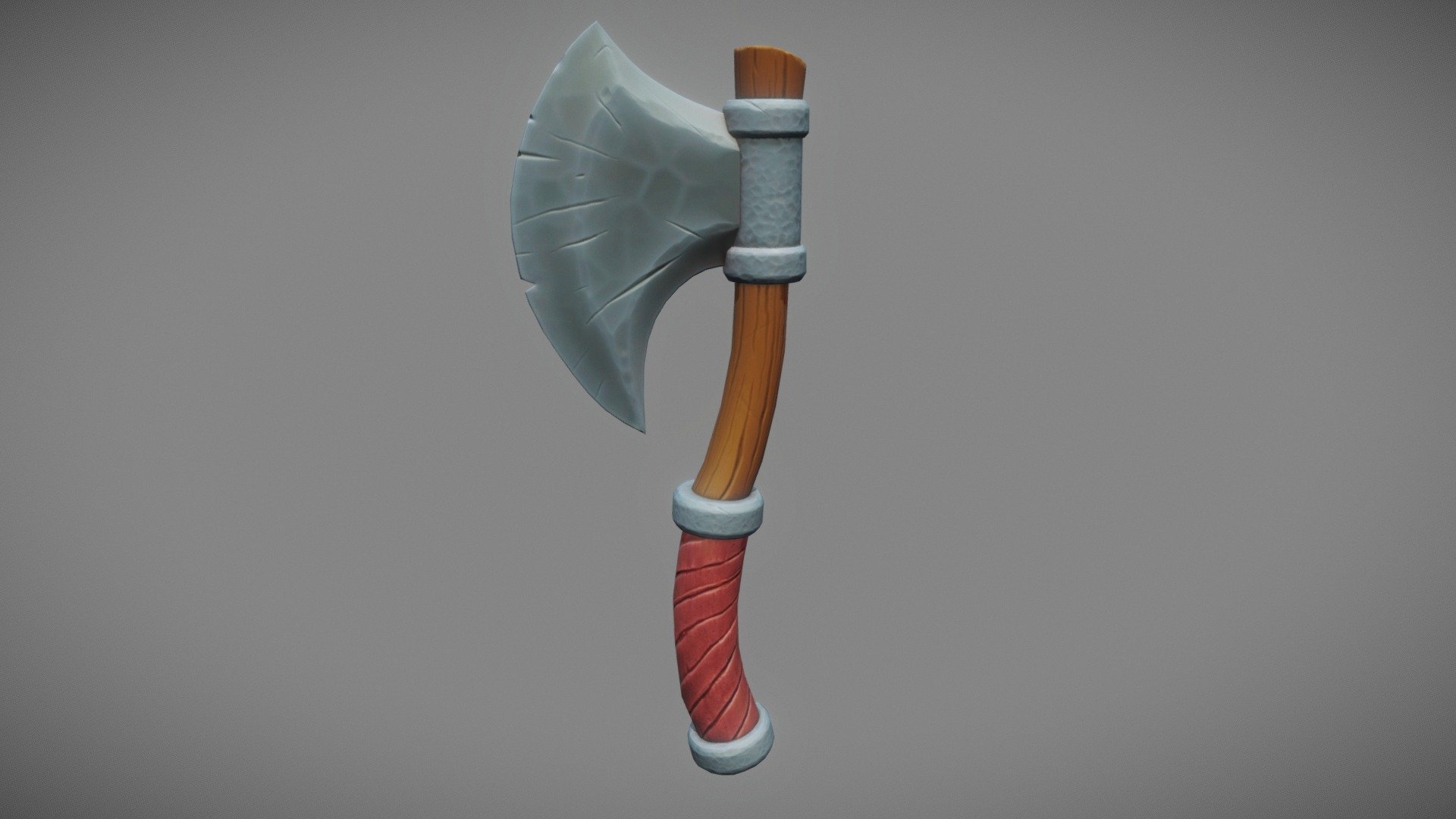 Wanted to learn Zbrush and how to make stylized textures in Substance Painter - Stylized Axe - Download Free 3D model by George Hager (@adjective.george) 3d model