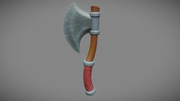 Stylized Axe substancepainter, substance, low, poly, axe, stylized