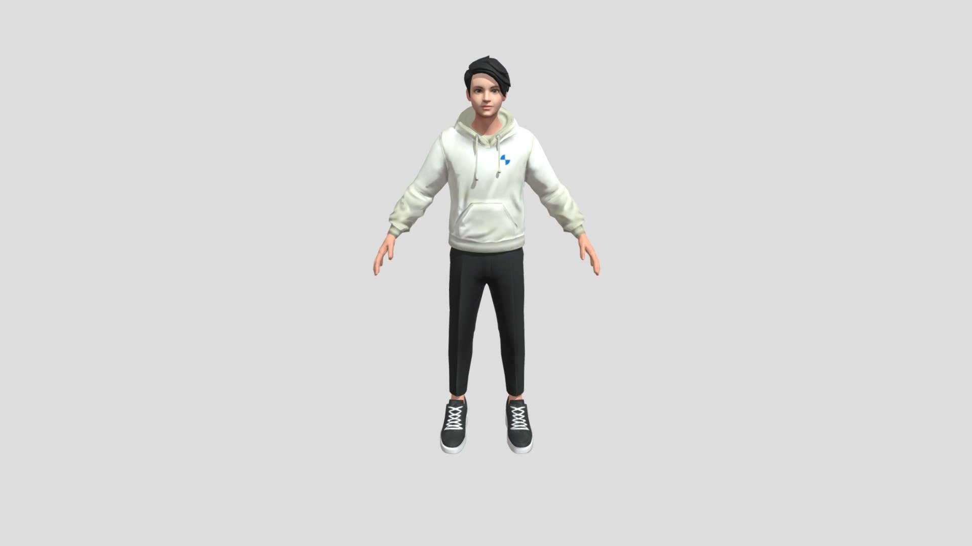 muslim boy created by pakistani artist to use for animation in blender - boy sherry arian - Download Free 3D model by sherry_arian 3d model