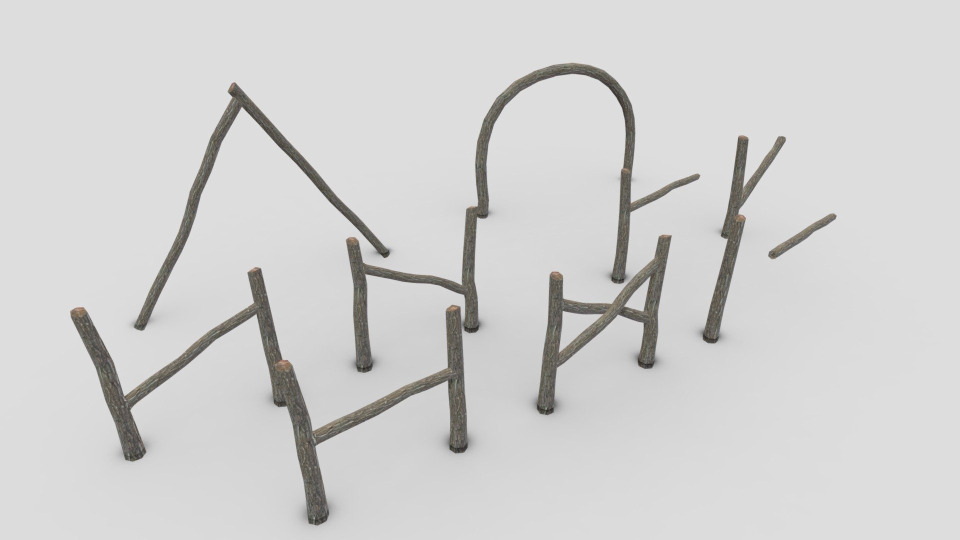 This is a 3D low poly pack of Fence. I make this based on my concept. You can use this in your project 3d model