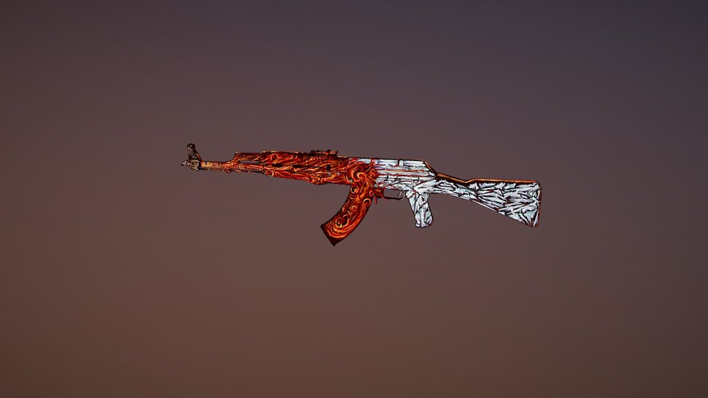 Weapon Finish - AK-47 - 3D model by John Wick (@dron9kl1996) 3d model