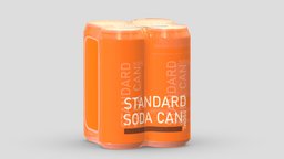 Four Shrink Film Soda Can 500ml drink, fruit, orange, vray, standard, up, generic, can, aluminum, sprite, item, store, market, coca, cola, ready, soft, vr, ar, sugar, beverage, beer, supermarket, brand, soda, drinks, metal, realistic, water, engine, coca-cola, mock, pepsi, brushed, fanta, mock-up, render, 3d, model, "mobile", "royal"