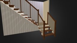 Stair Glass rail stair, staircase, staircon