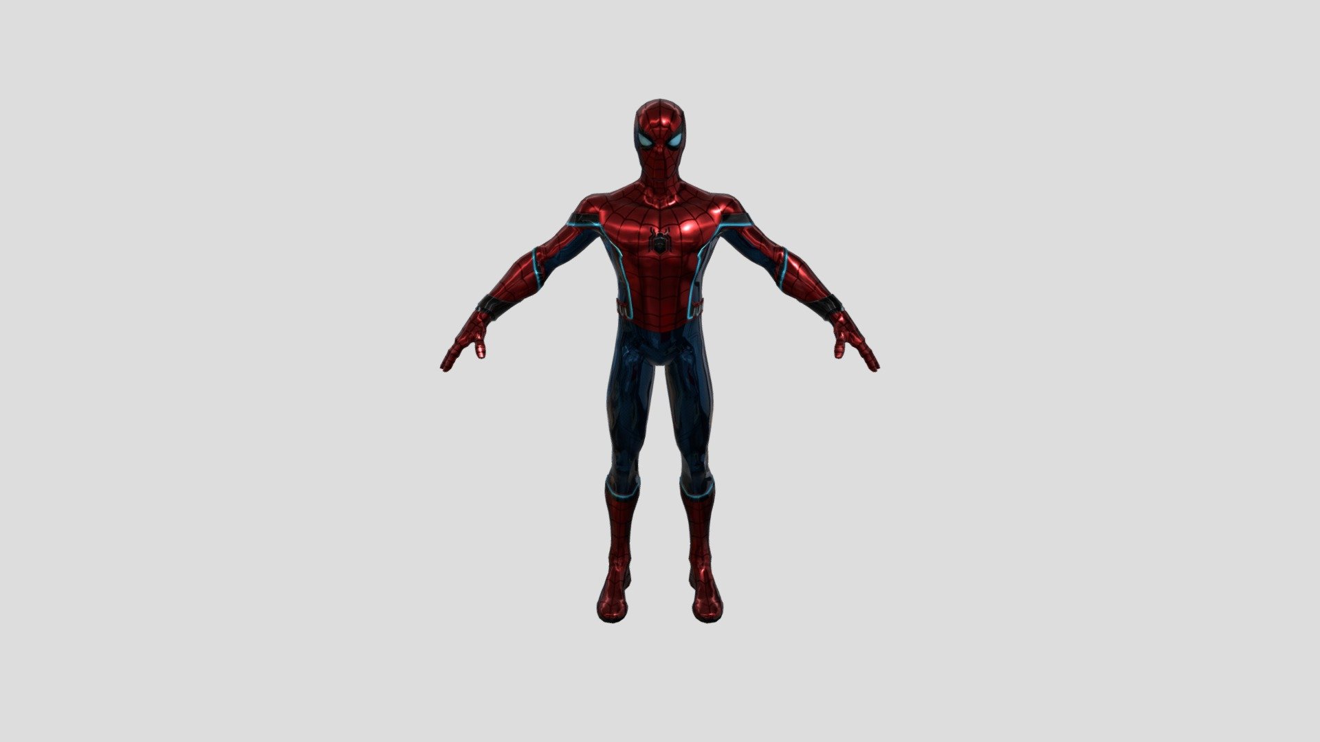 Spiderman - 3D model by MBGAMEMAKER86 3d model