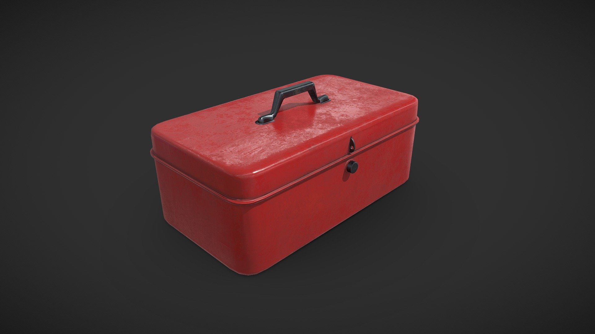 Toolbox Lowpoly PBR model - ready for use in AR, VR, Realtime Visualizations &amp; Games with 4K Textures 3d model