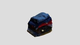 Super Small Pile Of Cloth clothes, lidar_scanning, photogrammetry, 3d, 3dscan, clothes-3d-scan, pile-of-cloth, stack-of-clothes