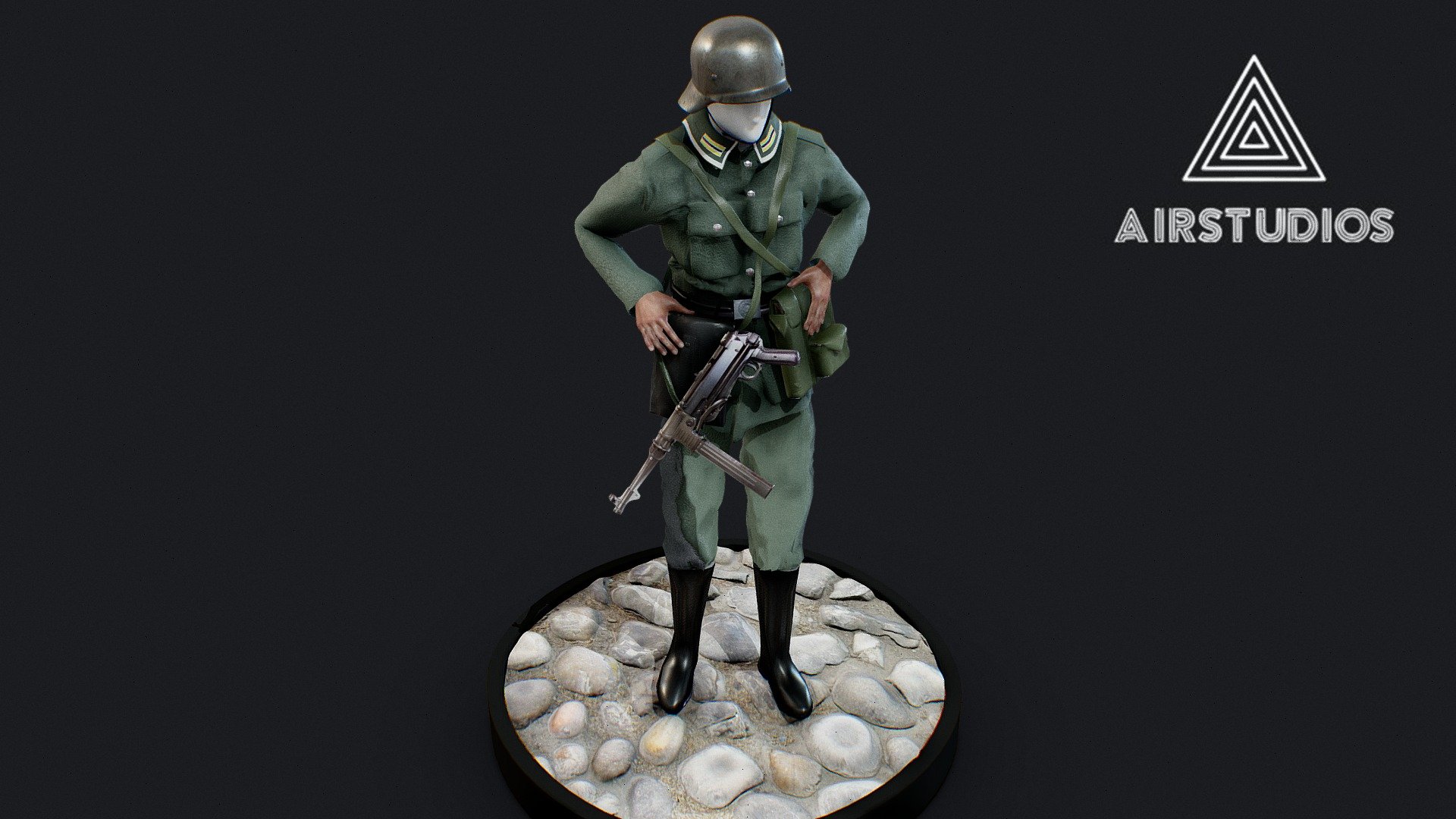 World War 2 German Soldier - Rigged

Made in blender - World War 2 German Soldier - Rigged - Buy Royalty Free 3D model by AirStudios (@airstudios3d) 3d model