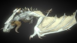 Gran Wyvern Luz full, complete, wyvern, ready, herbivore, rigged-character, readyforgame, ready-to-use, rigged-and-animation, animation, free, animated, dragon, rigged, dinosaur, light