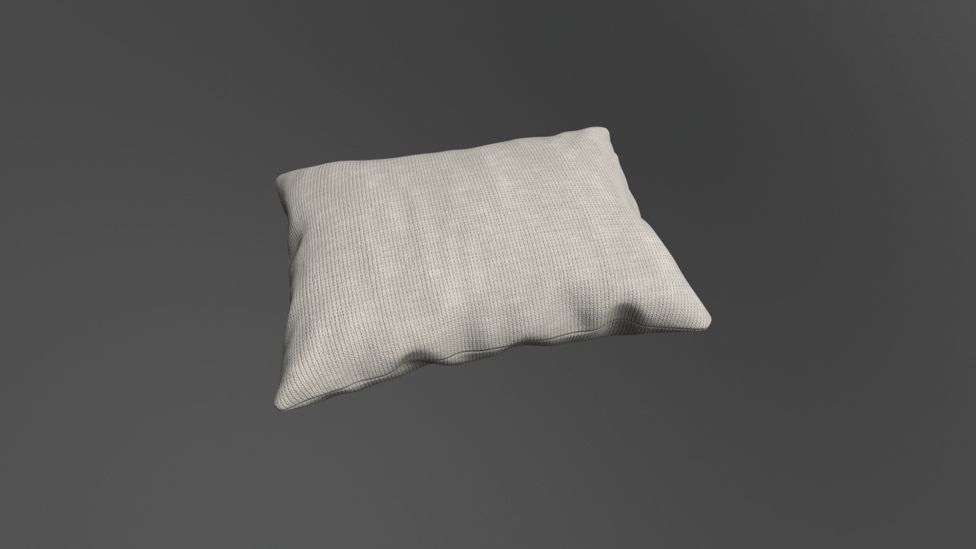 Pillow created in 3ds max. I started with a box. The box length/width = 60x45 with 60/40 segments. i used the &ldquo;cloth