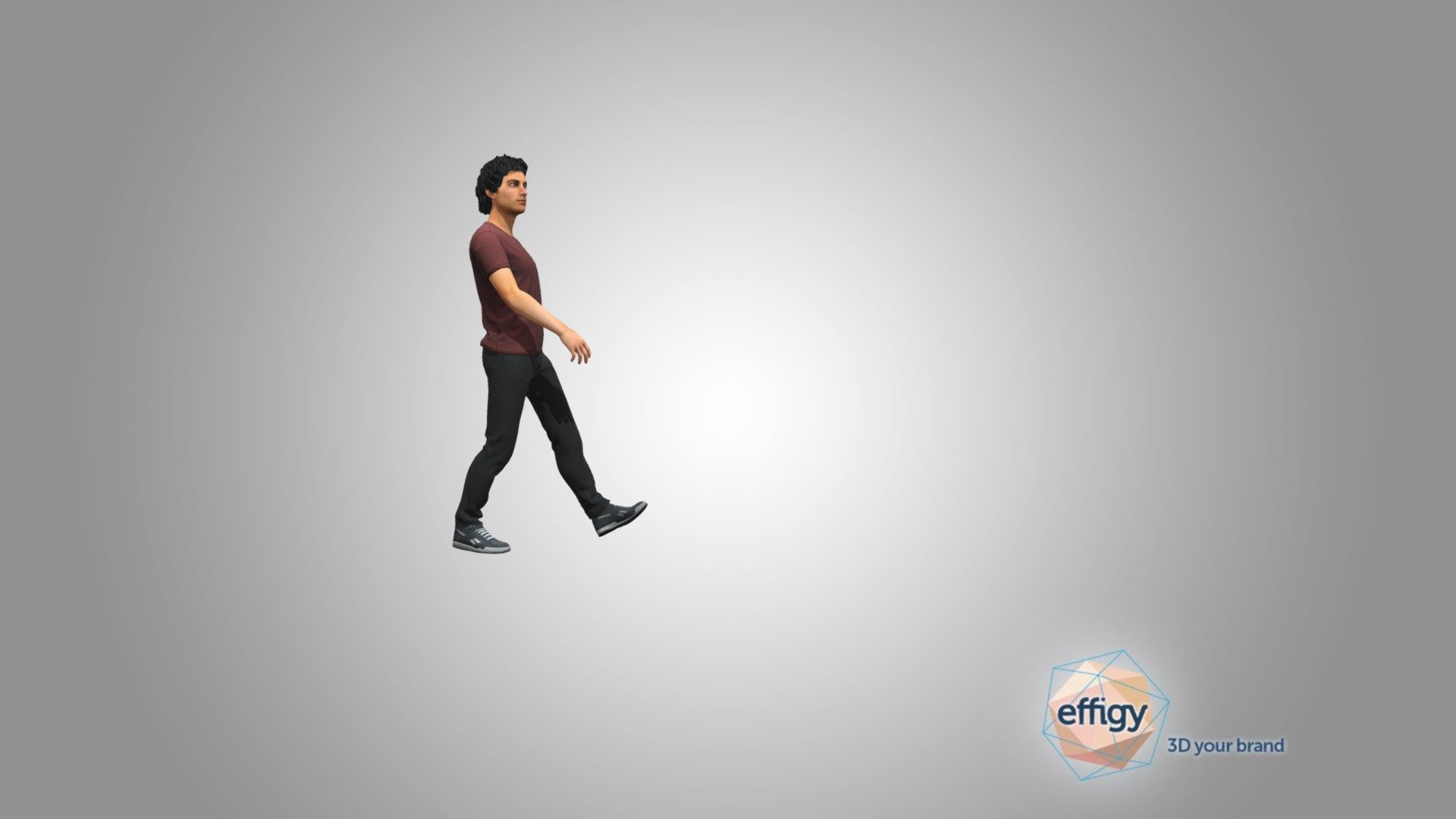 Motion Capture - homme enervé - 3D model by Effigy 3d model