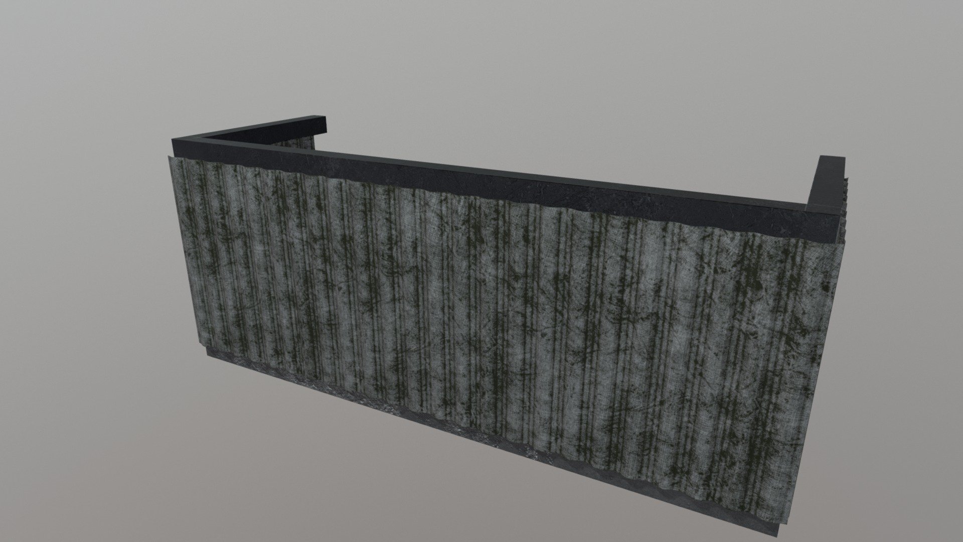 Balcony Type 2 for house - Balcony2 - 3D model by kr3nd31 3d model