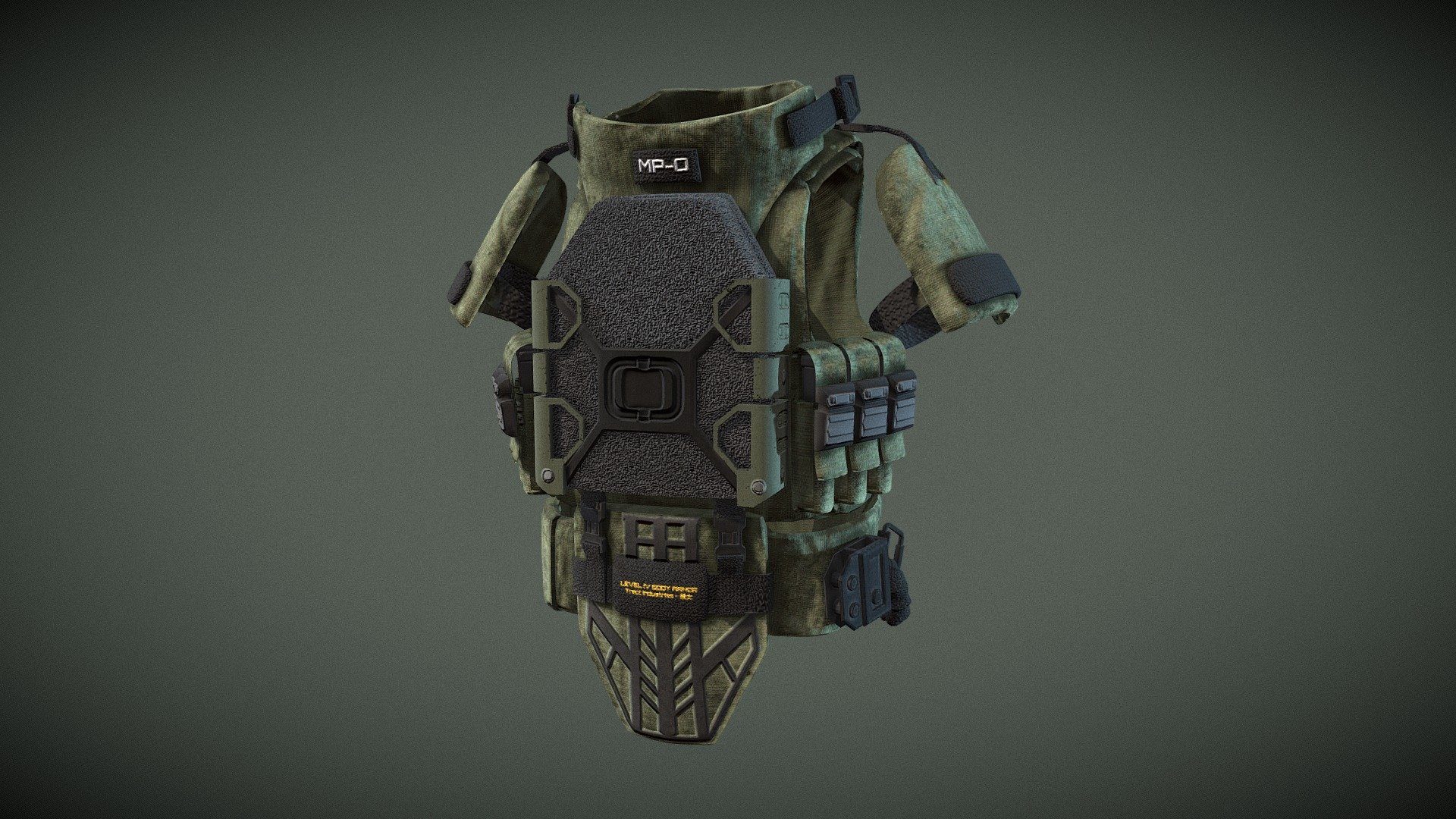 Level IV Military Vest Body Armor inspired from Nikto of Call of Duty - Model/Art by Outworld Studios

Must give credit to Outworld Studios if using the asset.

Show support by joining my discord: https://discord.gg/EgWSkp8Cxn - Level IV Military Vest Body Armor - Buy Royalty Free 3D model by Outworld Studios (@outworldstudios) 3d model