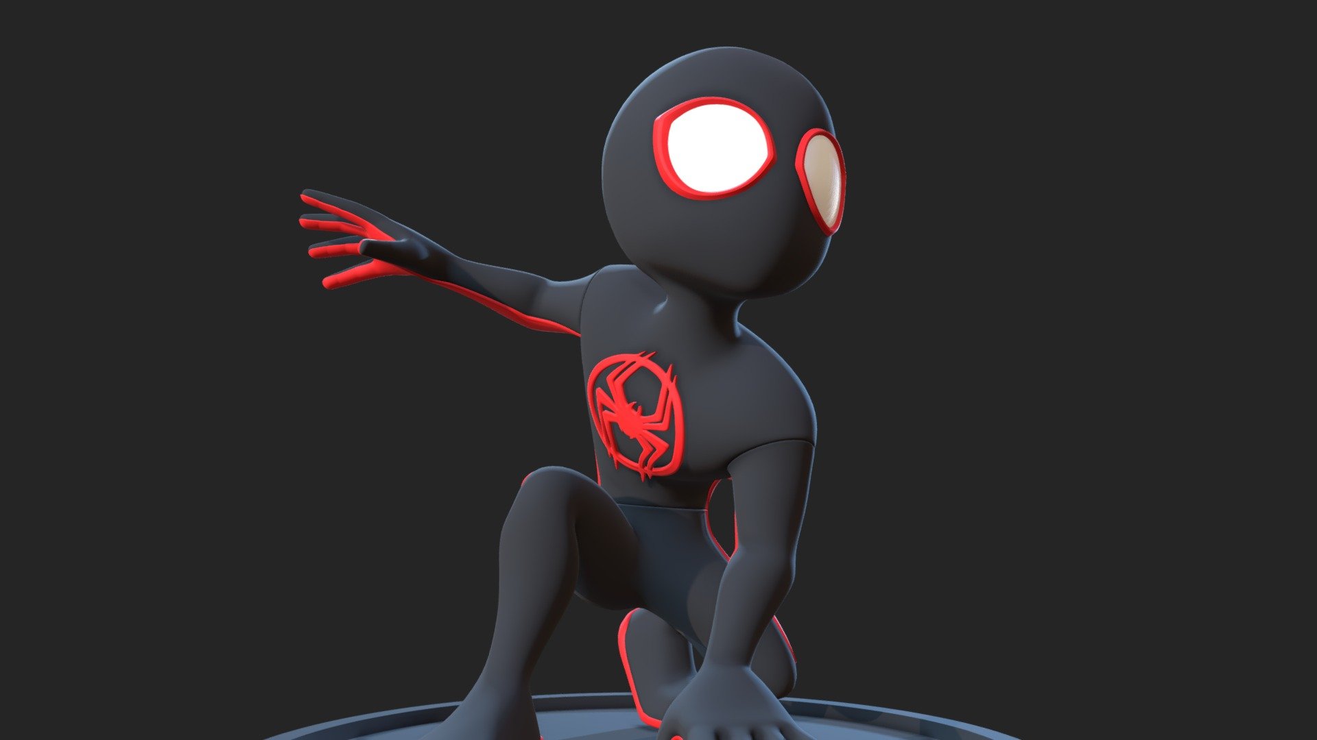 Miles Morales from Across the Spider-Verse, made in Blender.

Purchased version includes:

1) 3D print ready model:




Splitted model: sliced and keyed pieces ready for printing (suitable for PLA)

Full model: (suitable for Resin)

2) Rigged T-pose model:




low poly base mesh, rigged, T pose

2K textures

**3) HD render, video **

Include:
.Blend
.Fbx
.STL

render on Artstation - Spider-Man Miles Morales - Buy Royalty Free 3D model by Gianmarco (@GianmArt) 3d model
