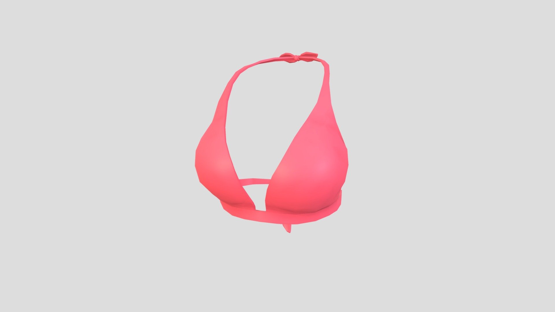 Bikini Bra 3d model.      
    


File Format      
 
- 3ds max 2021  
 
- FBX  
 
- OBJ  
    


Clean topology    

No Rig                          

Non-overlapping unwrapped UVs        
 


PNG texture               

2048x2048                


- Base Color                        

- Roughness                         



1,778 polygons                          

1,790 vertexs                          
 - Prop026 Bikini Bra - Buy Royalty Free 3D model by BaluCG 3d model
