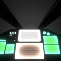 Hyperion Cockpit videogame, playstation, cockpit, ballisticng, game, ship