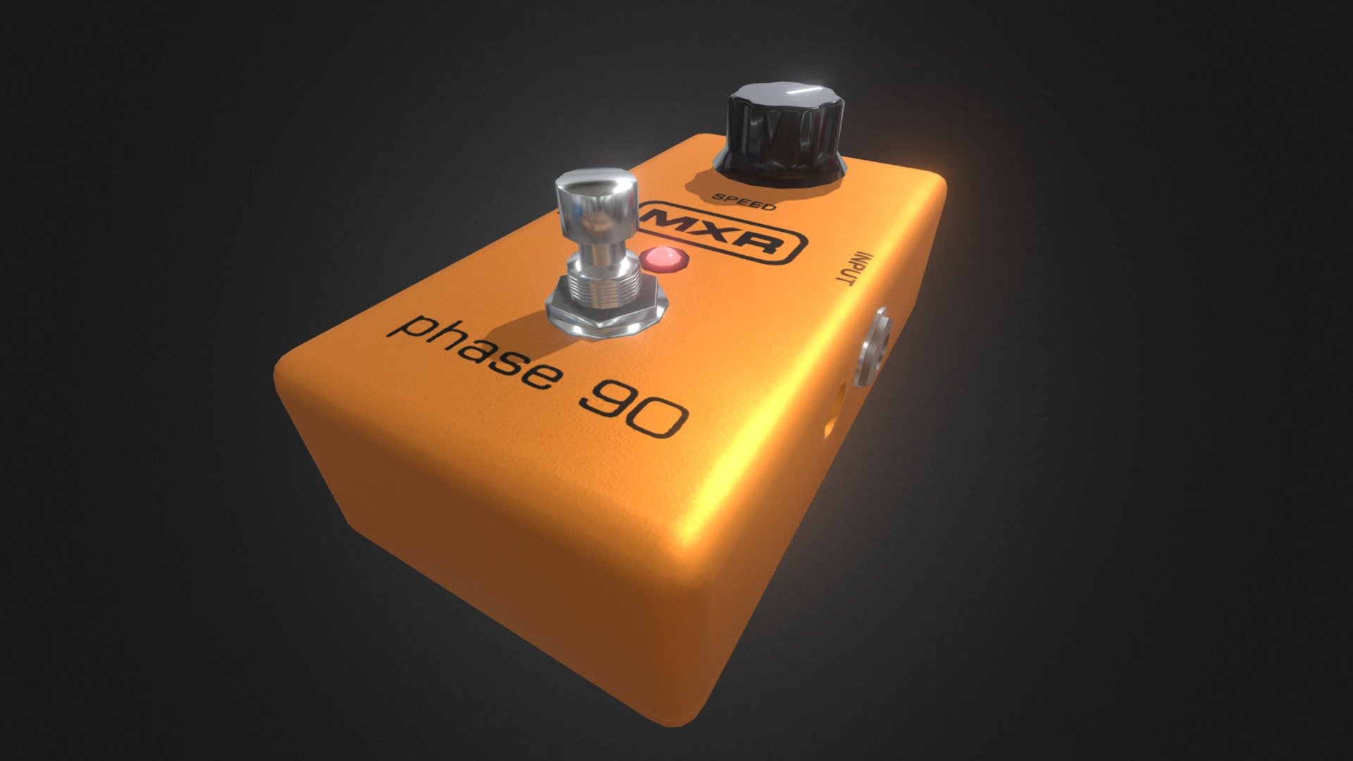 Guitar Pedal Phase90 - Download Free 3D model by Ryan_Nein 3d model
